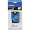 Brother® TC-20Z1 Black-On-White Tape, 0.38" x 25'