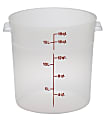 Cambro Translucent Round Food Storage Containers, 18 Qt, Pack Of 6 Containers 1 thumbnail image