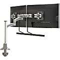Chief KONTOUR K2C22HS Desk Mount for Flat Panel Display - Silver, Gray - Height Adjustable - 2 Display(s) Supported - 10" to 24" Screen Support - 30 lb Load Capacity - 75 x 75, 100 x 100 - VESA Mount Compatible - Aluminum