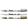 Sharpie® Oil-Based Paint Marker, Extra-Fine Point, White Barrel, White Ink