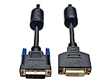 Tripp Lite 15ft DVI Dual Link Extension Digital TMDS Monitor Cable DVI-D M/F 15' - DVI extension cable - dual link - DVI-D (F) to DVI-D (M) - 15 ft - molded, thumbscrews - black 1 thumbnail image