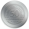 Custom Blind-Embossed Labels And Stickers, Foil Stock, 2" Circle, Box Of 500 Labels 1 thumbnail image