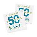 Custom Full-Color Cocktail/Beverage Napkins, 4-3/4" x 4-3/4", White, Box Of 100 Napkins 1 thumbnail image