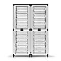 Luxor Modular Classroom Storage Cabinets, 24 Small Bins, 29"H x 18-1/4"W x 18-1/4"D, White, Pack Of 4 Stacked Modules 1 thumbnail image