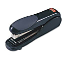 MAX Flat Clinch Full-strip Stapler - 30 Sheets Capacity - 210 Staple Capacity - Full Strip - 1/4" Staple Size - Black