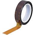 Kapton® Sealing Tape, 3" Core, 1" x 108', 1 mil, Amber