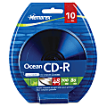 Memorex® Cool Color Designer CD-R Media Blister Pack, Blue, 700MB/80 Minutes, Pack Of 10 Discs 1 thumbnail image