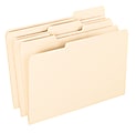Office Depot® Brand File Folders, 1/3 Tab Cut, Assorted Position, Legal Size, Manila, Pack Of 100 1 thumbnail image