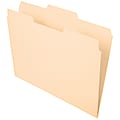Office Depot® Brand File Folders, 1/3 Cut, Center Position, Letter Size, Manila, Pack Of 100