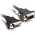 C2G 3ft Panel-Mount HD15 SXGA M/F Monitor Extension Cable - HD-15 Male - HD-15 Female - 3ft - Black 1 thumbnail image
