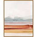 Amanti Art Sierra Hills 02 by Lisa Audit Framed Canvas Wall Art Print, 28”H x 23”W, Maple