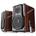 Edifier S3000Pro 156W RMS Amplified Wireless Bluetooth Bookshelf Speaker System, Brown 1 thumbnail image