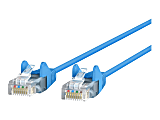Belkin CAT6 Slim Gigabit Snagless UTP Ethernet Cable - 2 ft Category 6 Network Cable  - CE001B02BLUS 1 thumbnail image