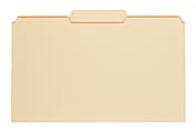 Office Depot® Brand File Folders, 1/3 Tab Cut, Center Position, Legal Size, Manila, Pack Of 100
