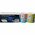 Seiko Direct Thermal Address Labels, SKPSLP4AST, Rectangle, 3 1/2"W x 1 1/8"L, Blue/Green/Pink, Roll Of 130 Labels 1 thumbnail image