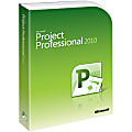 Microsoft Project 2010 Professional - 32/64-bit - Complete Product - 1 PC - Standard - Project Management/Version Control - Retail - English - PC
