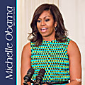 2024 BrownTrout Monthly Square Wall Calendar, 12" x 12", Michelle Obama, January to December
