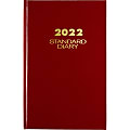 AT-A-GLANCE® Standard Daily Diary, 7-3/4" x 12", Red, January To December 2022, SD37613