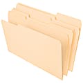Office Depot® Brand File Folders, 1/3 Tab Cut, Legal Size, Manila, Pack Of 100 Folders