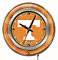 Holland Bar Stool Logo Clock, 15"H x 15"W x 3"D, Tennessee