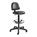 Safco Precision Extended-Height Chair, Black Frame, Black Vinyl 1 thumbnail image