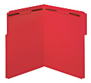 Office Depot® Brand Color Fastener File Folders, Letter Size (8-1/2" x 11"), 2" Expansion, Red, Box Of 50 1 thumbnail image