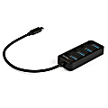StarTech.com 4-Port USB C Hub - 4x USB-A Ports with Individual On/Off Switches - Portable USB-C to USB 3.0 Hub - HB30C4AIB 1 thumbnail image