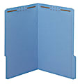 Office Depot® Brand Color Fastener File Folders, Legal Size (8-1/2" x 14"), 2" Expansion, Blue, Box Of 50