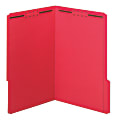 Office Depot® Brand Color Fastener File Folders, 8 1/2" x 14", Legal, Red, Box of 50 1 thumbnail image