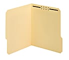 Office Depot® Brand Manila Fastener Folders, 1 Fastener, 1/3 Tab Cut Assorted, Letter Size, Box of 50 Folders