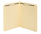Office Depot® Brand Manila Fastener Folders, 2 Fasteners, Straight Cut, Letter Size, Box of 50 Folders 1 thumbnail image