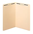 Office Depot® Brand Manila Fastener Folders, 2 Fasteners, Straight Cut, Legal Size, Box of 50 Folders 1 thumbnail image