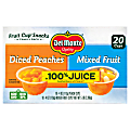 Del Monte Plastic Fruit Cup Variety Pack, Mixed Fruit And Diced Peaches, 4 Oz, Pack Of 20 Cups 1 thumbnail image