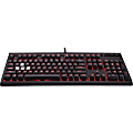 Corsair STRAFE Mechanical Gaming Keyboard - Cherry MX Brown - Cable Connectivity - USB 2.0 Interface - 104 Key - English, French - Compatible with Computer - Windows Lock Key Hot Key(s) - QWERTY Keys Layout - Mechanical 1 thumbnail image