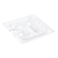 Cambro 1/6 Size Camwear Notched Food Pan Cover, Clear 1 thumbnail image