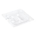 Cambro 1/6 Size Camwear Notched Food Pan Cover, Clear