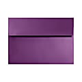LUX Invitation Envelopes, A2, Gummed Seal, Purple Power, Pack Of 50