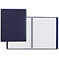 Blueline® Duraflex Notebook, 8 1/2" x 11", College Ruled, 80 Sheets, Blue
