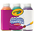 Crayola® Artista II® Tempera Paint Set, Secondary Colors, 8 Oz, Pack Of 3