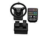 Logitech Heavy Equipment Bundle - Wheel and pedals set - wired - for PC 1 thumbnail image