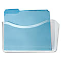 Rubbermaid Single Unbreakable Letter Wall Files - 1 Pocket(s) - 6.6" Height x 13.7" Width x 3.1" Depth - Wall Mountable - Clear - Polycarbonate - 1Each