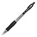 Pilot G2 Retractable Gel Pens, Ultra Fine Point, 0.38 mm, Clear Barrels, Black Ink, Pack Of 4