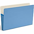 Smead® File Pocket Expanding Color Pockets, 3 1/2" Expansion, Legal Size, Blue 1 thumbnail image
