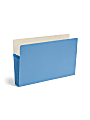Smead® Color File Pockets, 5 1/4" Expansion, 9 1/2" x 14 3/4", Blue 1 thumbnail image