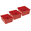 Romanoff Stowaway Letter Boxes, 5-1/4”H x 10-1/2”W x 13-1/4”D, Red, Pack Of 3 Boxes 1 thumbnail image