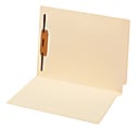 Office Depot® Brand Tab File Folders, 1 Fastener, 11-Pt Manila, Letter Size, Box of 50 Folders