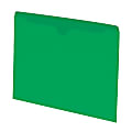 Smead® Color File Jackets, Letter Size, Green, Pack Of 100