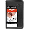 AT-A-GLANCE® DayMinder® 2027 Weekly Appointment Book Planner, Black, Small, 5" x 8" 1 thumbnail image