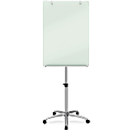 Quartet® Infinity Mobile Easel,  77" High, Tempered Glass, Silver