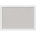 Amanti Art Cork Bulletin Board, 40" x 28", Gray, Blanco White Wood Frame 1 thumbnail image